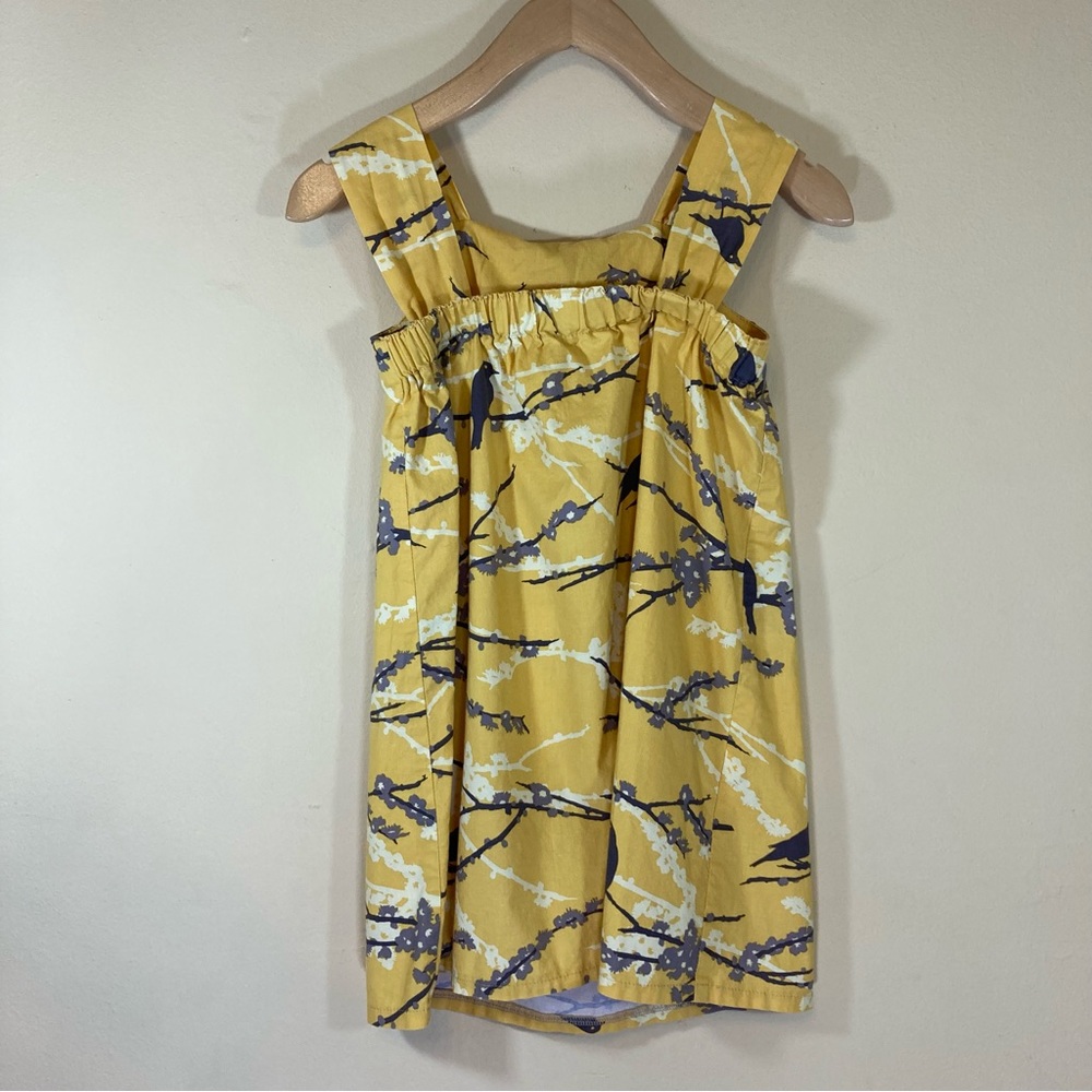 yellow bird girls dress - Picture 4 of 6